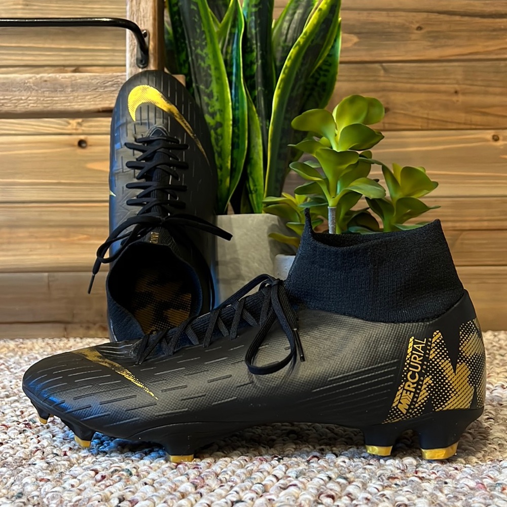 NIKE 2019 Mercurial Superfly 6 Elite FG 'Black Gold'